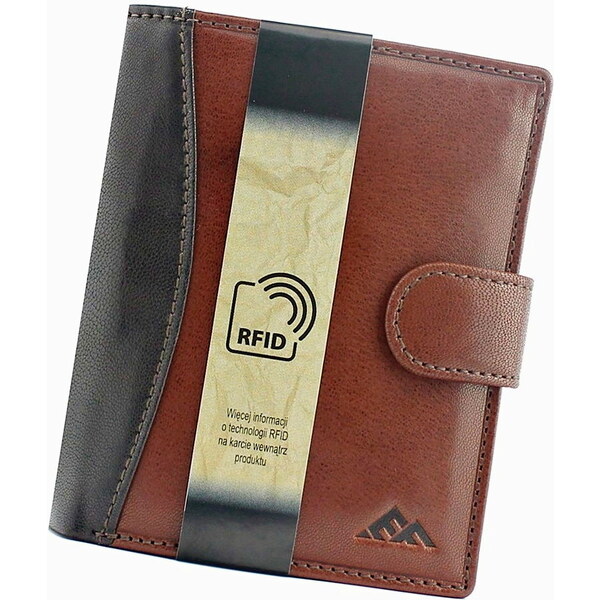 El Forrest Pánska kožená peňaženka El Forrest 2547-21 RFID hnedá 23288130
