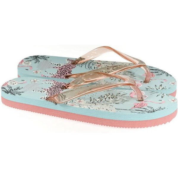 SUPER GEAR Detské modré šľapky SAFARI 23300683