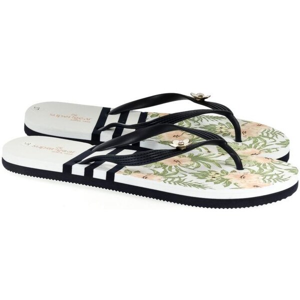 SUPER GEAR Dámske biele žabky AIZA 23300689