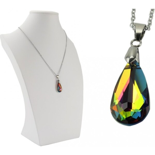 CITY STORM Prívesok Drop Crystal Made With Swarovski s retiazkou - 66889133