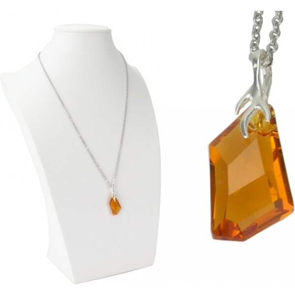 CITY STORM Prívesok De-Art Made With Swarovski s retiazkou - Topaz 66889131