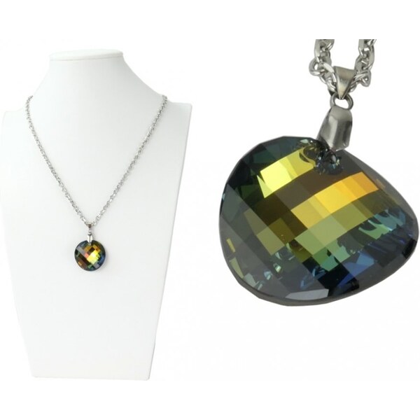 CITY STORM Prívesok Twist 28 mm Made With Swarovski s retiazkou - 66889148