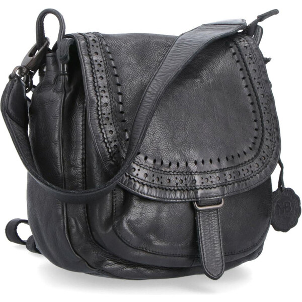Kožená kabelka crossbody Noelia Bolger čierna NB 2030 C 47092106