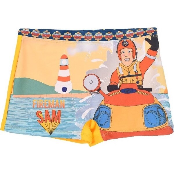 BASIC Chlapčenské plavky Fireman Sam - žlté 23441574