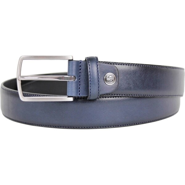Lindenmann Pánsky kožený opasok Lindenmann 21000425 modrý 37573671