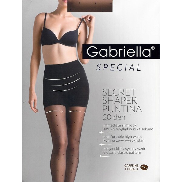 Formujúce pančuchy Gabriella 680 Secret Shaper Puntina 20 den 34145163
