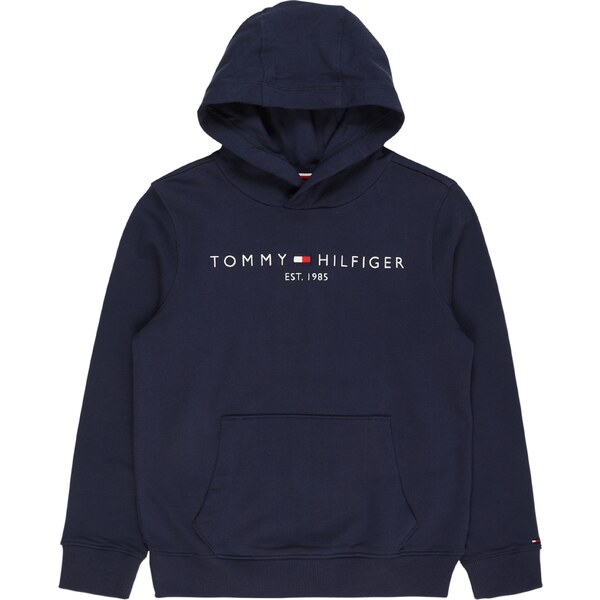 TOMMY HILFIGER Mikina námornícka modrá / svetločervená / biela 25430220