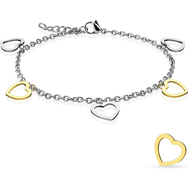 Náramok na nohu z chirurgickej ocele TESSA 23568220