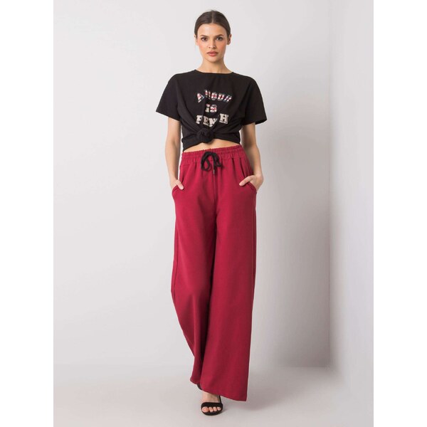 BASIC Feel Good Sweatpants-RV-DR-6262.03X-burgundy 64682493