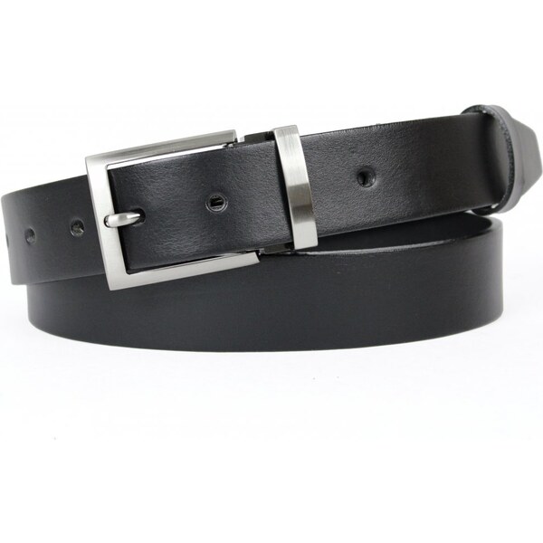 Scorteus Pánsky kožený opasok SC 2035/100 čierny 37588821