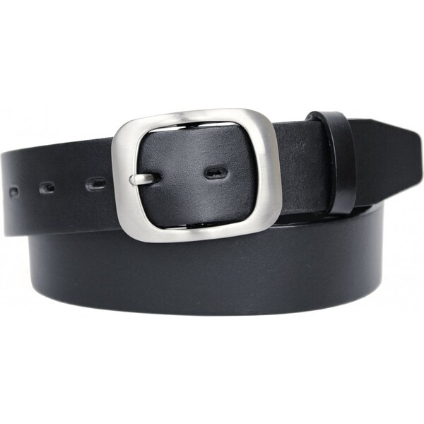 Scorteus Dámsky kožený opasok SC - 209963 čierny 37588823