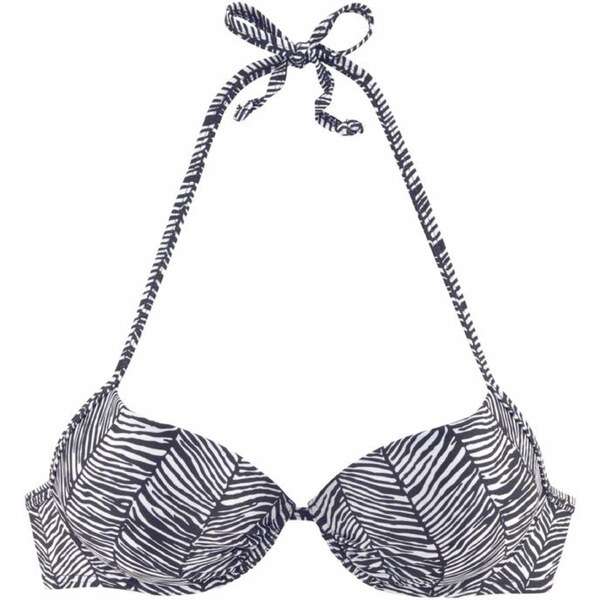 VENICE BEACH Bikinový top Sugar čierna / biela 54221363