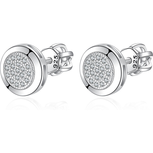 Olivie Strieborné náušnice na skrutku KOSTKY 5681 30503458