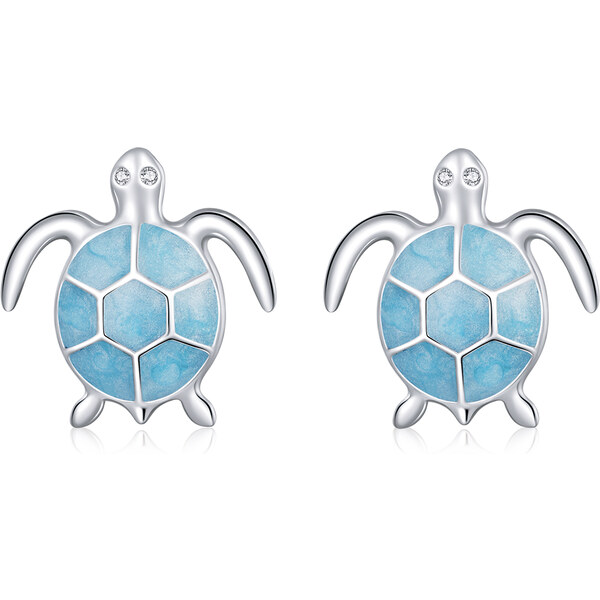 Olivie Strieborné náušnice KORYTNAČKA 5128 23901373