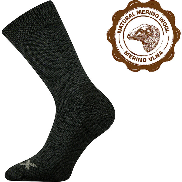 ALPIN zimné vlnené merino termo ponožky VoXX Tm. sivá 35-38 1 pár 38146407
