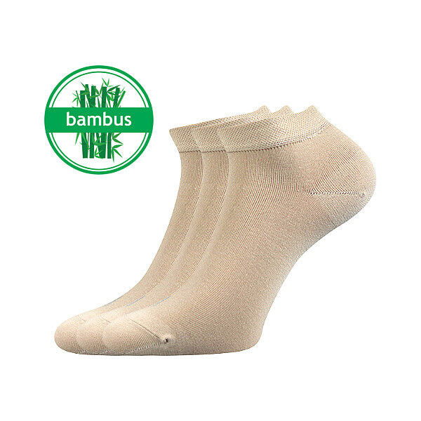 DESI bambusové antibakteriálne ponožky Lonka Běžová 43-46 3 páry 44180771