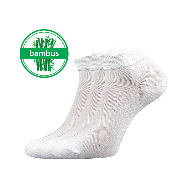 DESI bambusové antibakteriálne ponožky Lonka Biela 35-38 3 páry 26251878