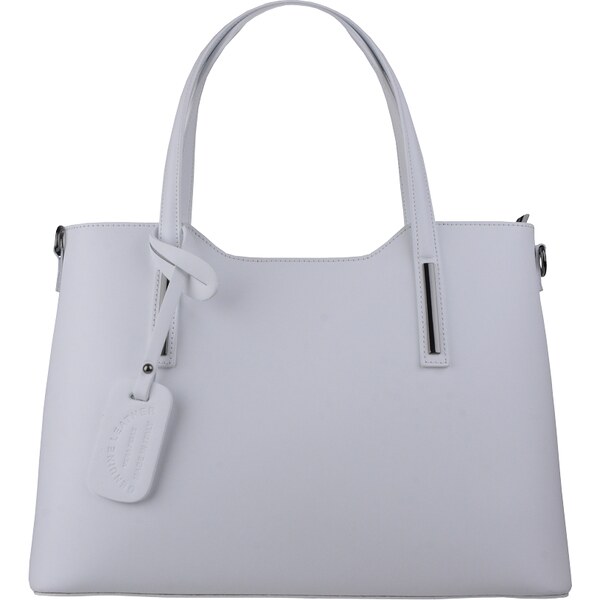 Biela kožená talianska kabelka Isidora Bianca NovaKabelka.sk 23894267