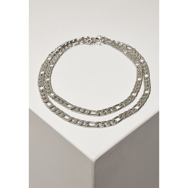 Urban Classics Figaro necklace - silver color 50686375
