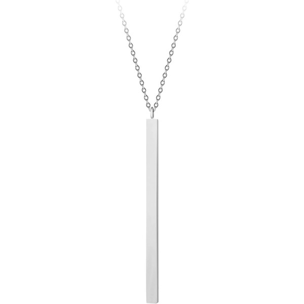 Troli Dlhý oceľový náhrdelník s príveskom 66584337