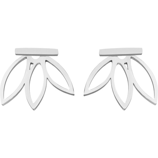 Troli Oceľové dizajnové náušnice 2v1 66581432