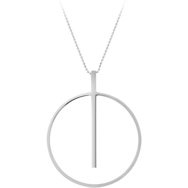 Troli Oceľový náhrdelník s príveskom 66587759