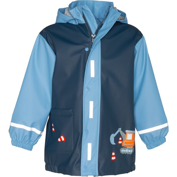 PLAYSHOES Prechodná bunda Baustelle námornícka modrá / svetlomodrá / 36859327