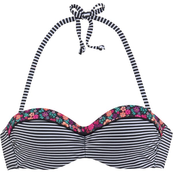 s.Oliver Bikinový top zmiešané farby / čierna / biela 54225529