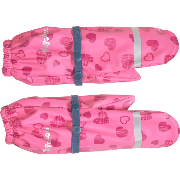 PLAYSHOES Rukavice Herzchen sivá / modrofialová / ružová / pitaya 65641400