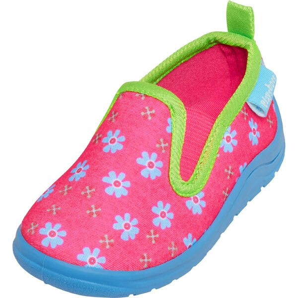 PLAYSHOES Papuče nebesky modrá / limetová / ružová 65641406