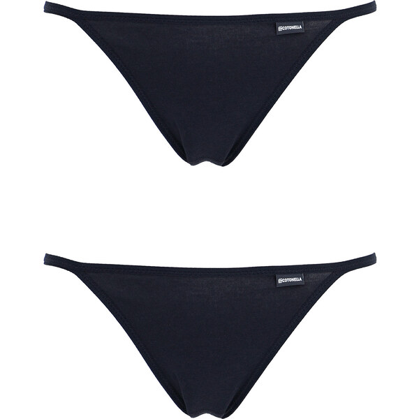 Cotonella 2 ks jednofarebné bavlnené nohavičky - výhodné balenie 24673792