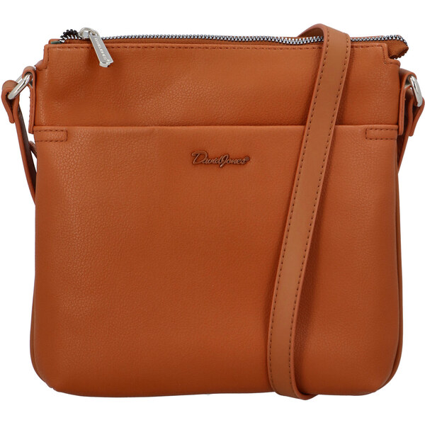 Dámska crossbody kabelka koňaková - David Jones Quali koňak 61899987