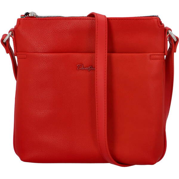 Dámska crossbody kabelka červená - David Jones Quali červená 65431392