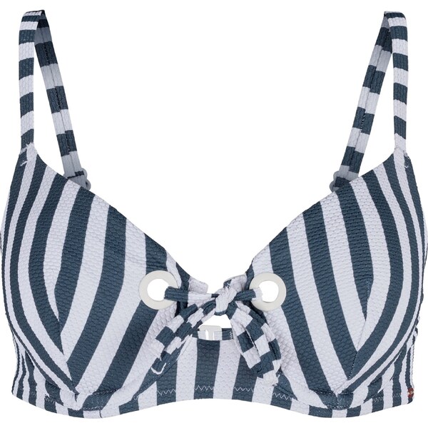 Skiny Bikinový top námornícka modrá / biela 54224732