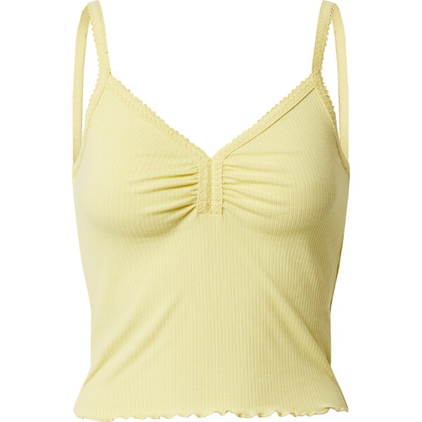 EDITED Vyšívaný top Clara žltá 24831199