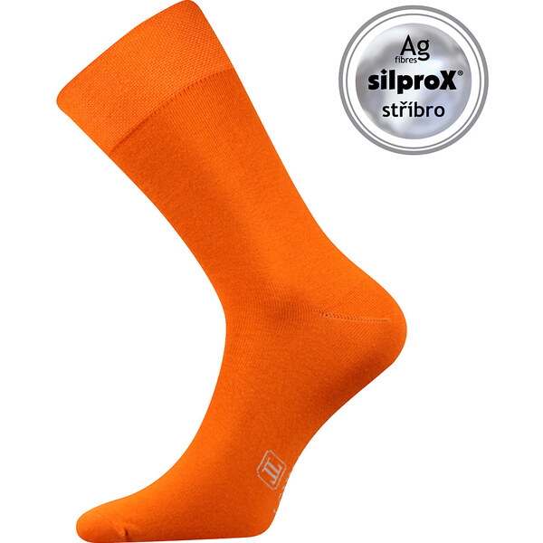 DECOLOR spoločenské ponožky Lonka Oranžová 43-46 1 pár 26458756