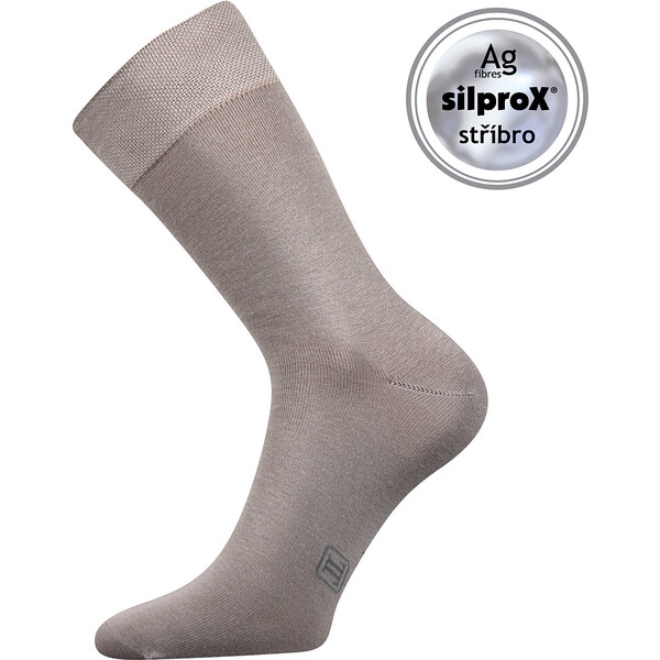 DECOLOR spoločenské ponožky Lonka Sv. sivá 43-46 1 pár 26458762