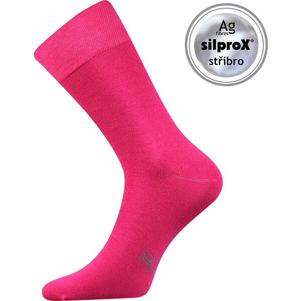 DECOLOR spoločenské ponožky Lonka Tm. růžová 39-42 1 pár 28945794