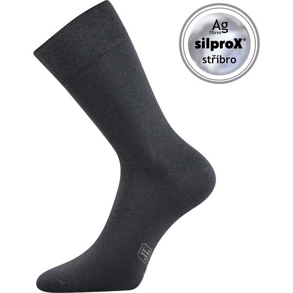 DECOLOR spoločenské ponožky Lonka Tm. sivá 43-46 1 pár 26458765