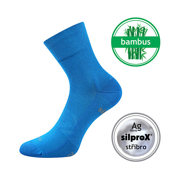 BAERON športové bambusové jednofarebné ponožky VoXX Modrá 47-50 1 pár 26459025