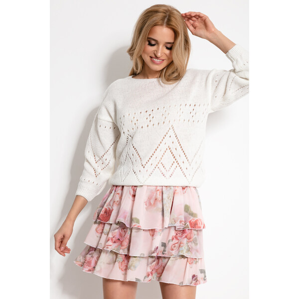 Glara Mäkký jednofarebný dámsky svetrík cez hlavu 24086095