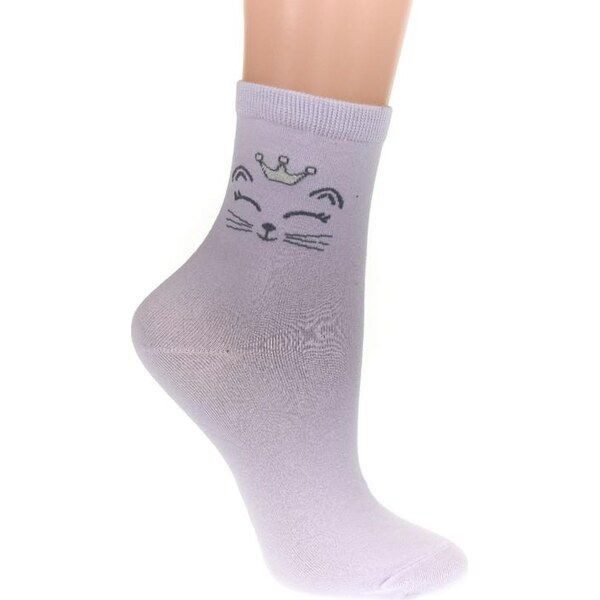 AURA.VIA Detské fialové ponožky TALA 24111033