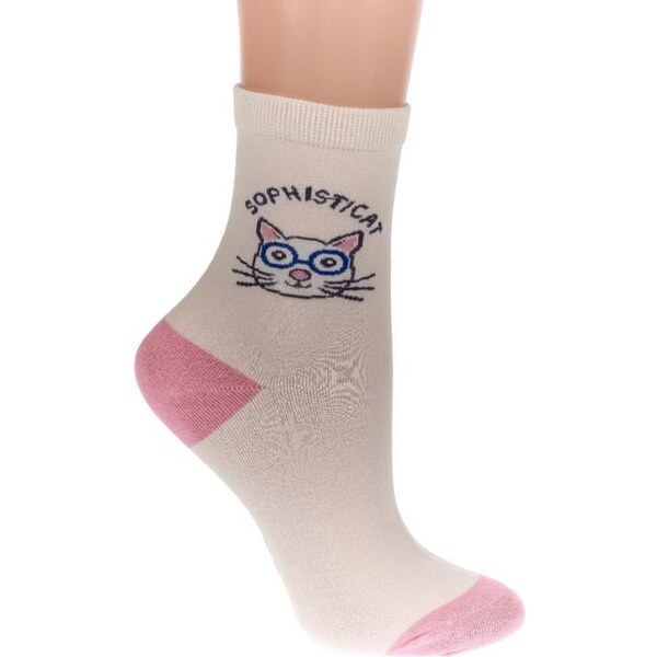 AURA.VIA Detské svetlo-ružové ponožky MICI 24111030