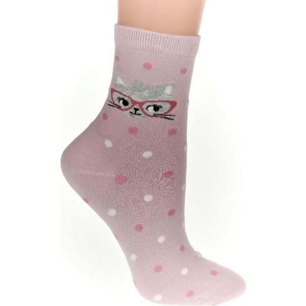 AURA.VIA Detské ružové ponožky MICI 24111031