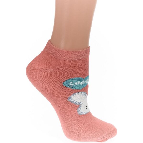 AURA.VIA Detské oranžové ponožky PAINE 24111051