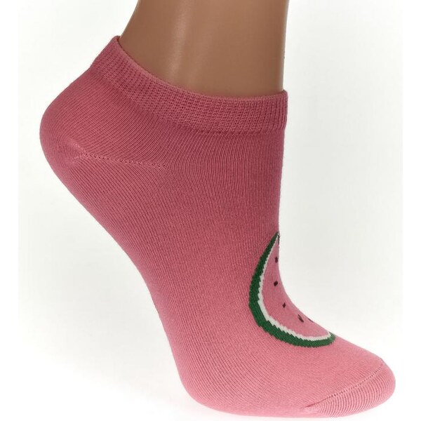 AURA.VIA Detské ružové ponožky FRUIT 24111056