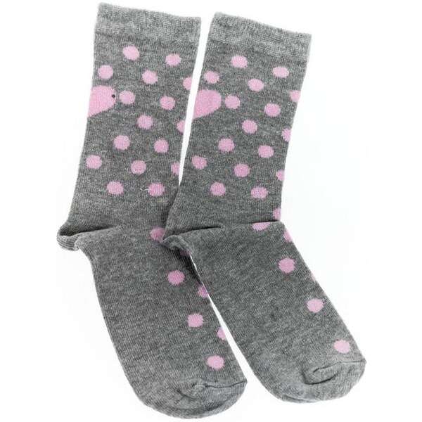 AURA.VIA Detské sivé ponožky OLIVI 24111075