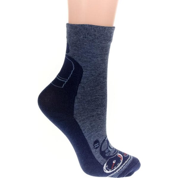 AURA.VIA Detské tmavo-modré ponožky GLENN 24111076