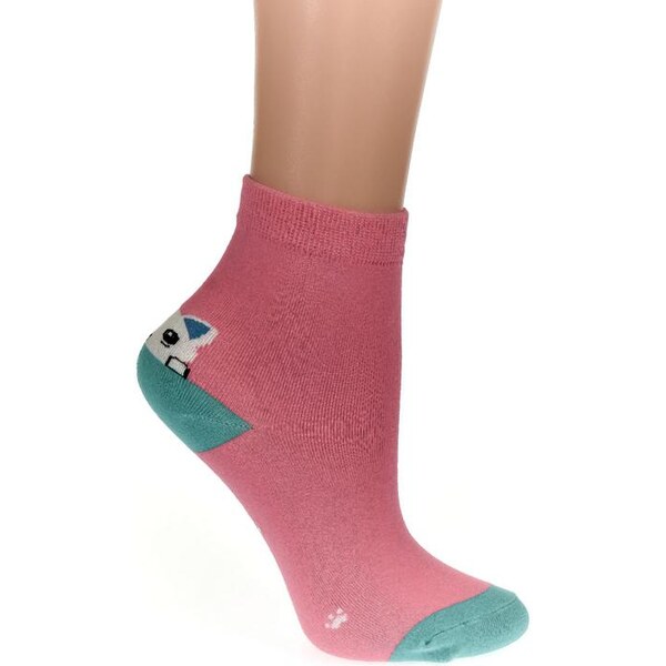 AURA.VIA Detské ružové ponožky ZAMA 24111082