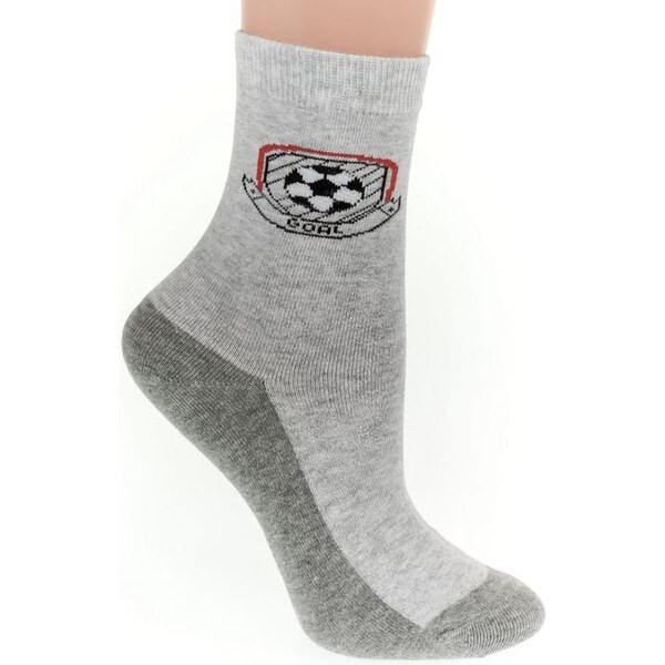 AURA.VIA Detské sivé ponožky FLOY 24111090